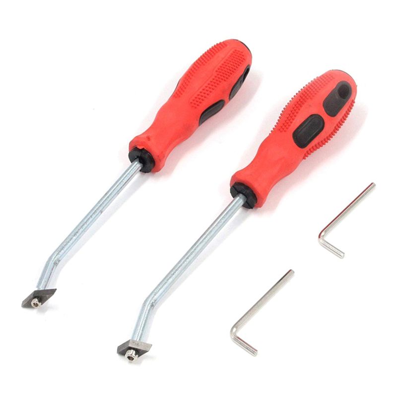 Seam Scraper Tool - AT21-2-Piece Slotting Machine Set Grouting Removal