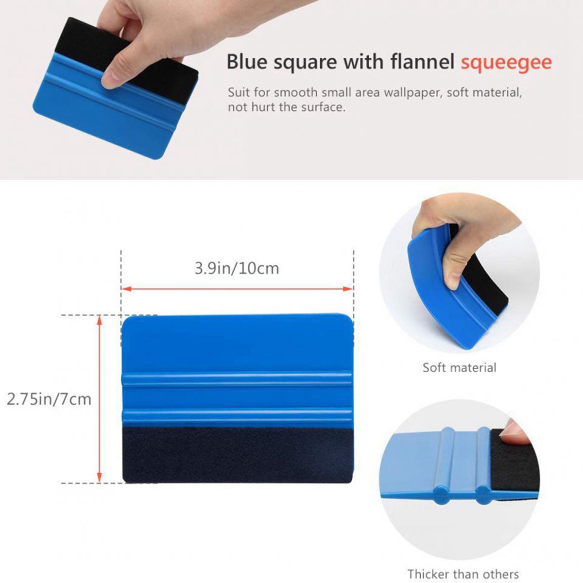 Seam Scraper Tool - 16-Piece Set Of Car Film Wallpaper