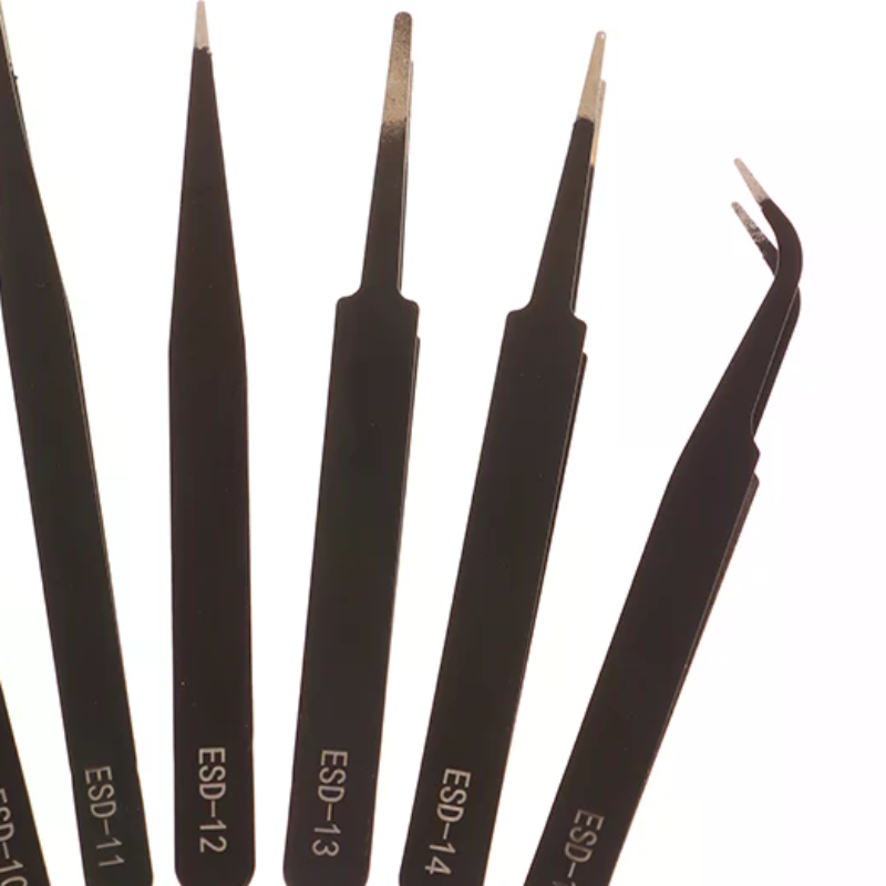 Model Kit Tweezers - Precision ESD Anti-static Tweezers Set -6-pc