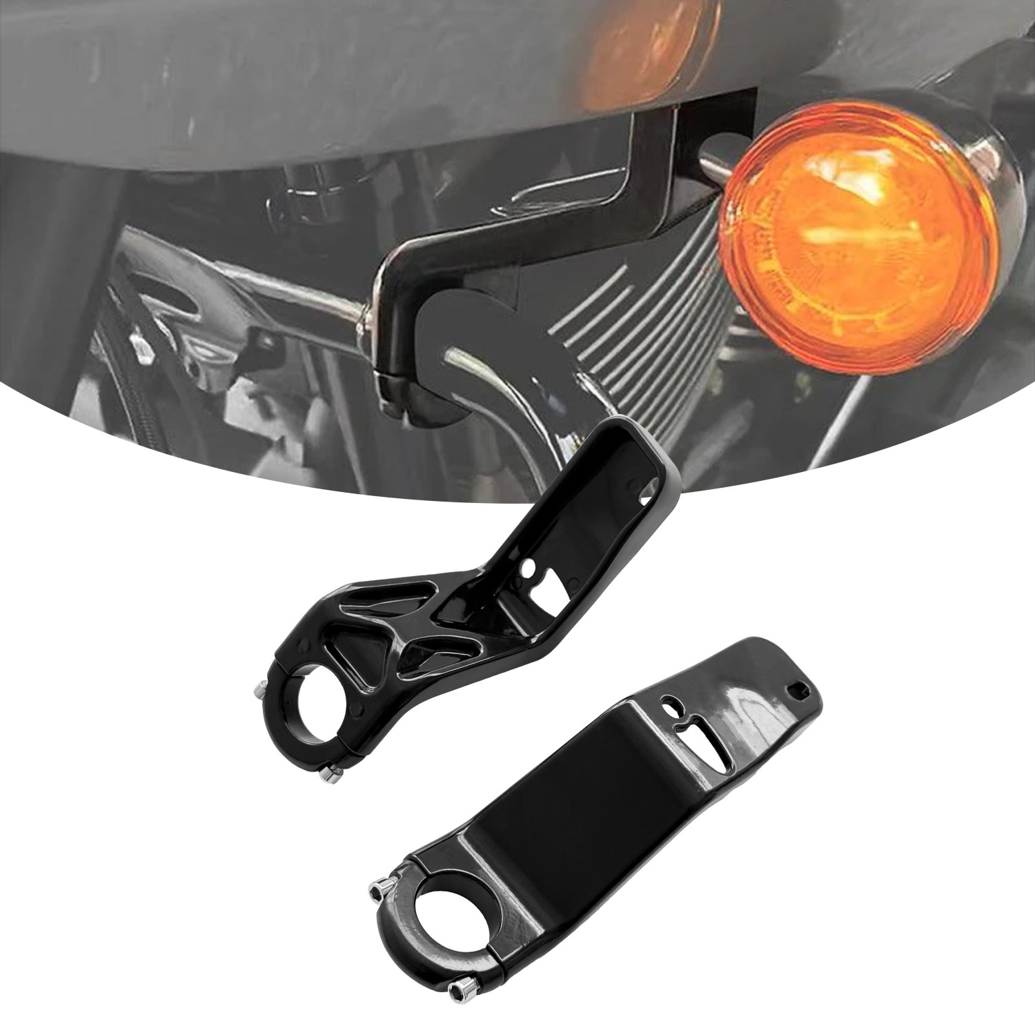 Model Kit Harley Davidson - Front Fairing Support Bracket Mount Kit