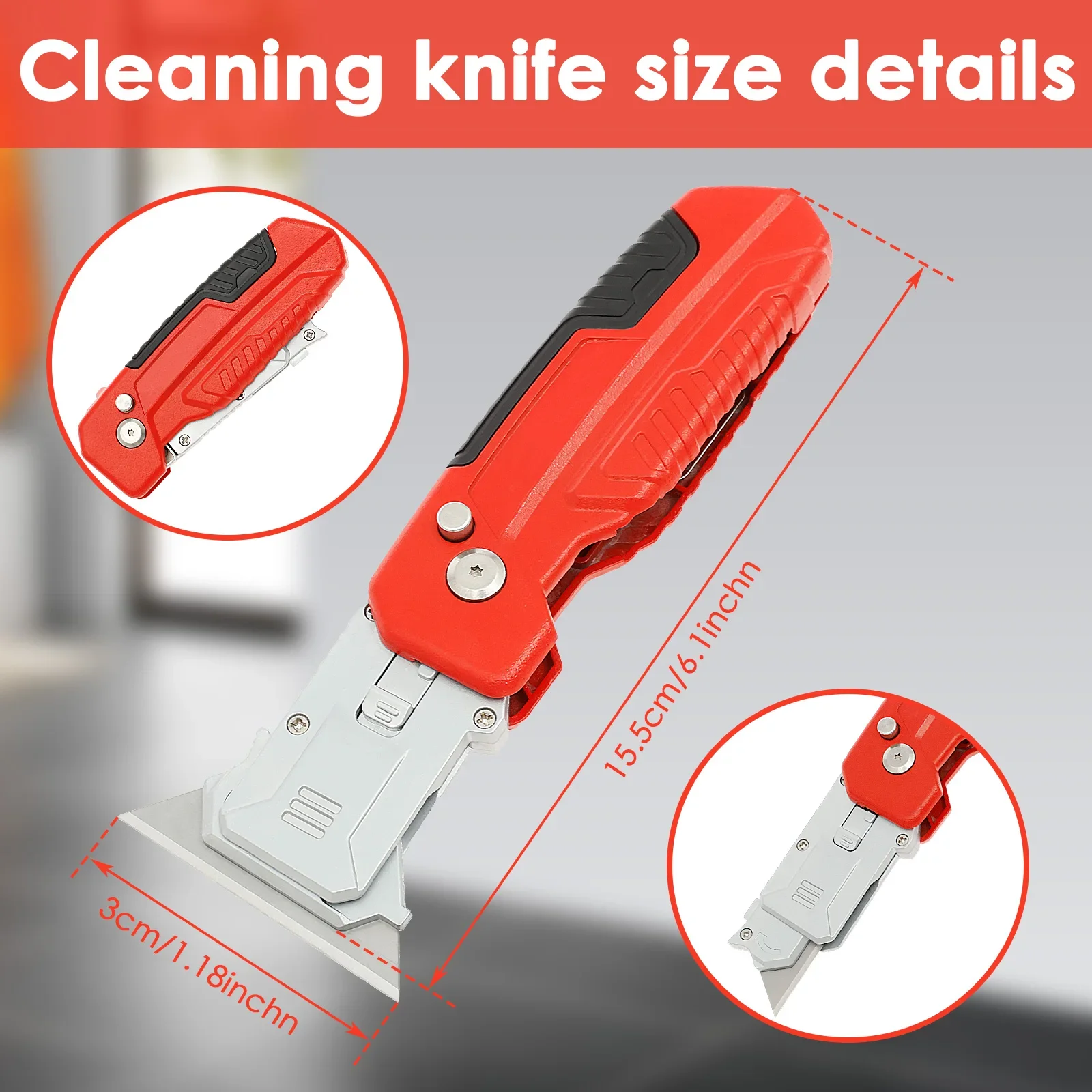 Adhesive Remove Scraper Foldin - Seam Scraper Tool recension och pris