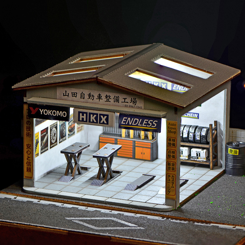 1:64 Scale DIY Auto Repair Sho - Model Kit Cars recension och pris