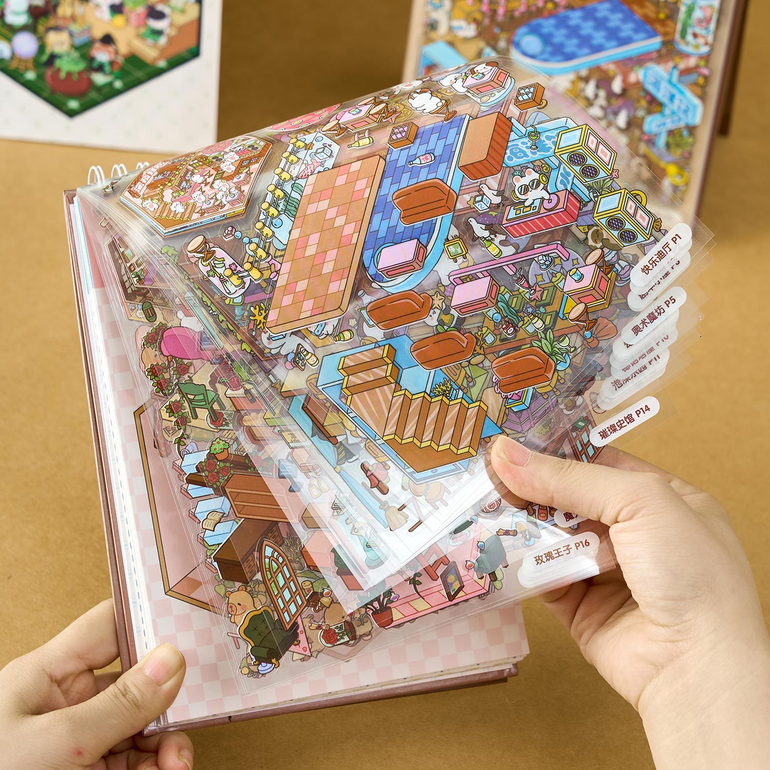 3D Miniature Scene Sticker Boo - Model Kit Tweezers recension och pris