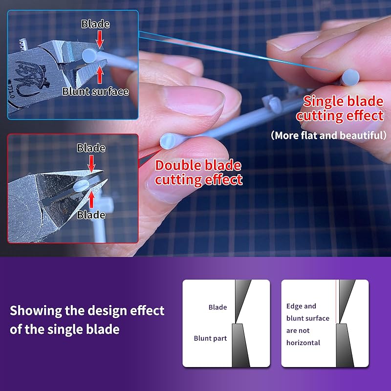 4.7 Inch Model Nippers Ultra-T - Model Kit Tweezers recension och pris