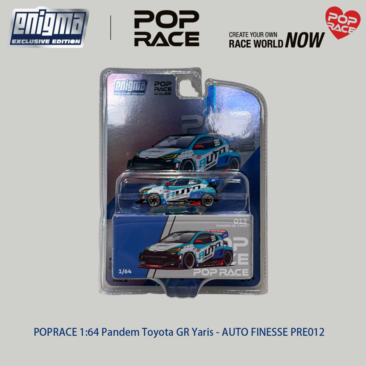 POP RACE 1:64 Blister Pack Set - Model Kit Cars recension och pris