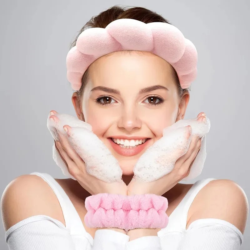 3PCS Twisted Foam Hair Band Se - Wash Effect Set recension och pris