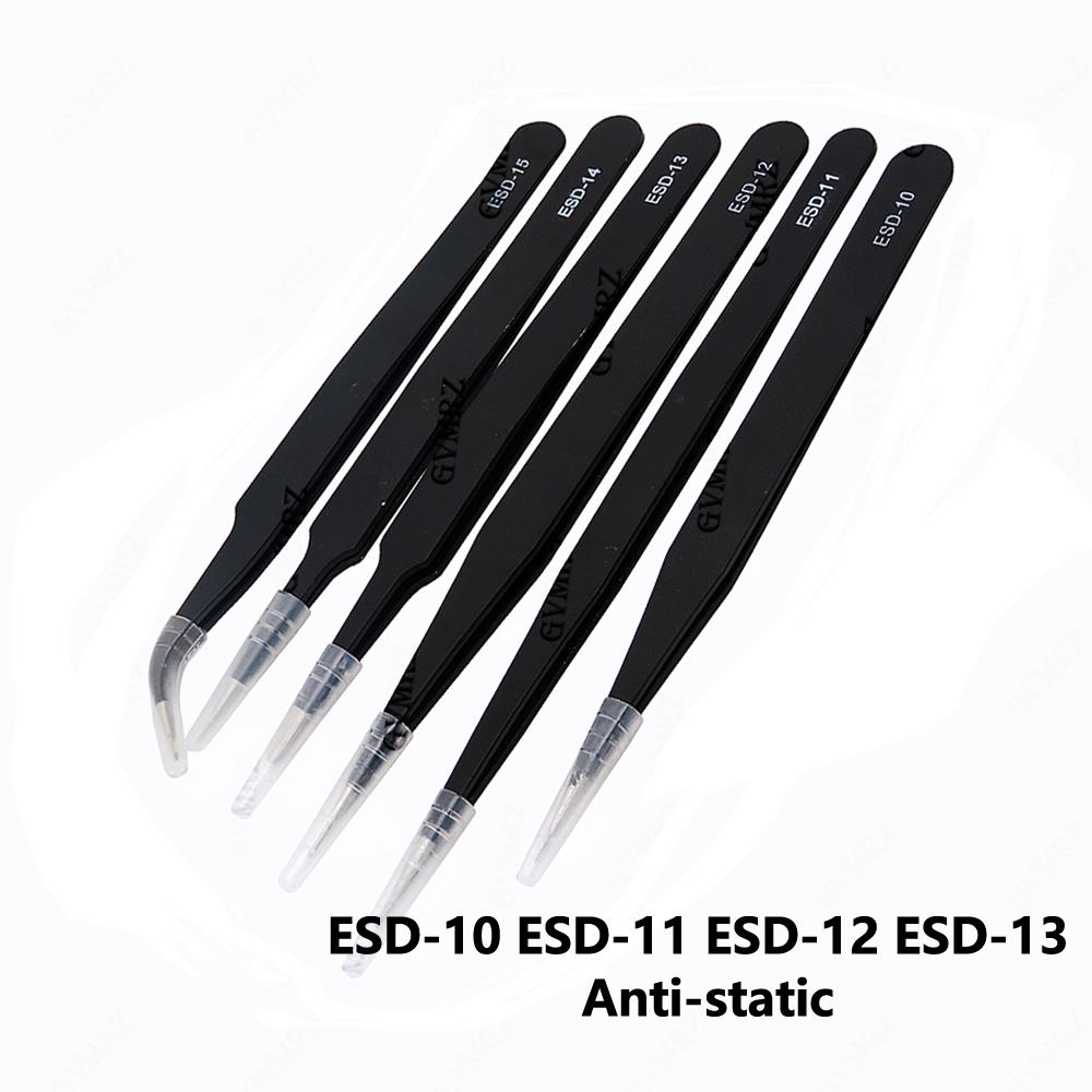 6PCS Tweezers Set ESD-10 ESD-1 - Model Kit Tweezers recension och pris