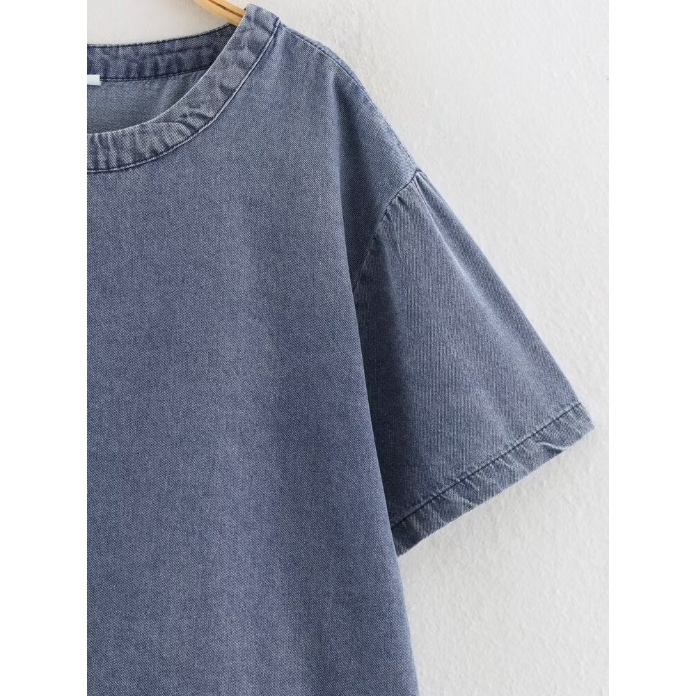 Women Vintage Denim Pant Sets  - Wash Effect Set recension och pris