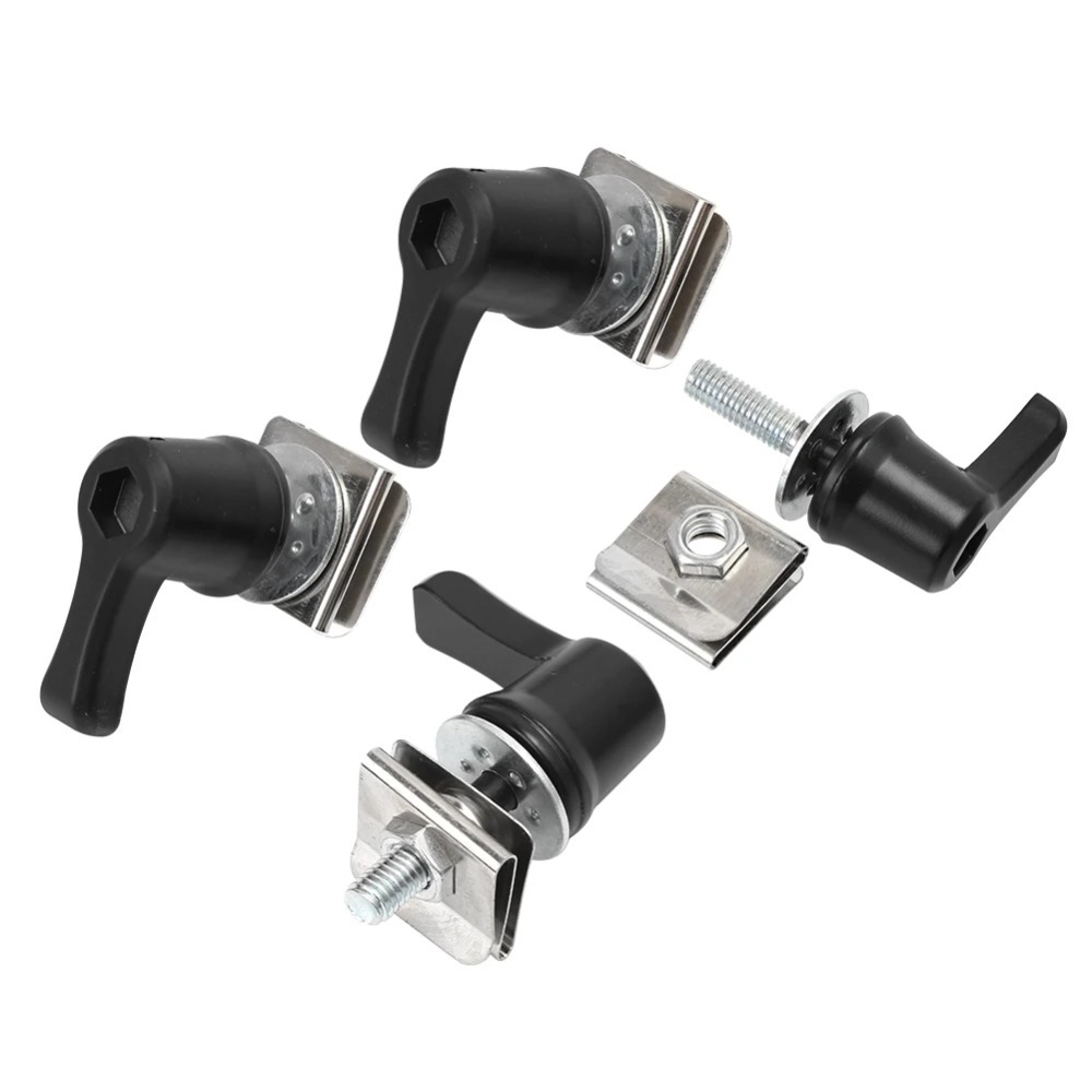 4 PCS Motorcycle Black Saddleb - Model Kit Harley Davidson recension och pris