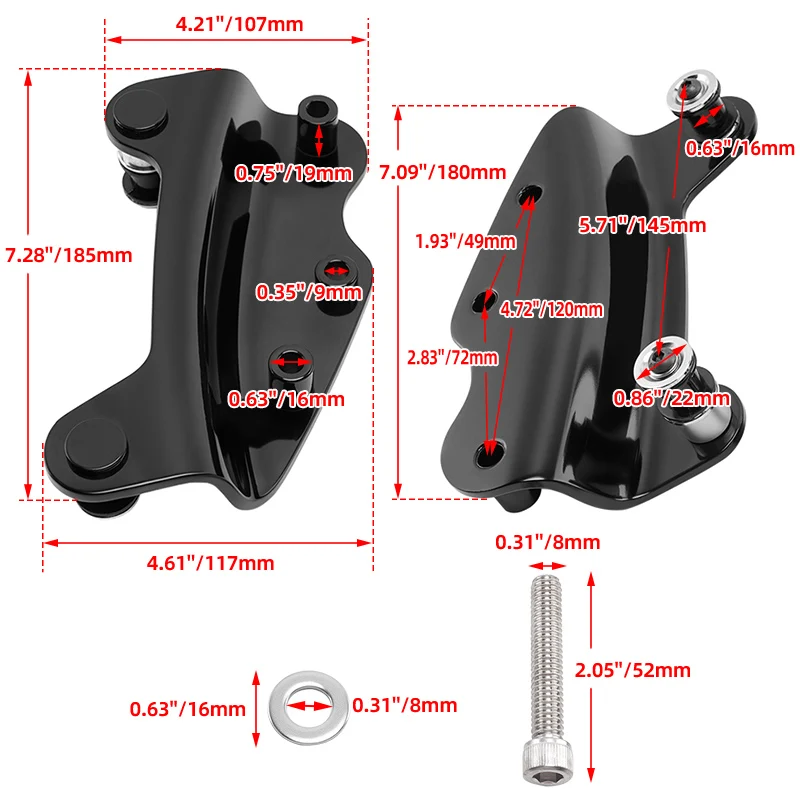 Motorcycle Detachable Sissy Ba - Model Kit Harley Davidson recension och pris