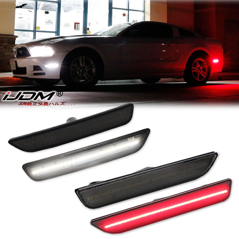 2pcs Car Front Rear Bumper Sid - Model Kit Led recension och pris