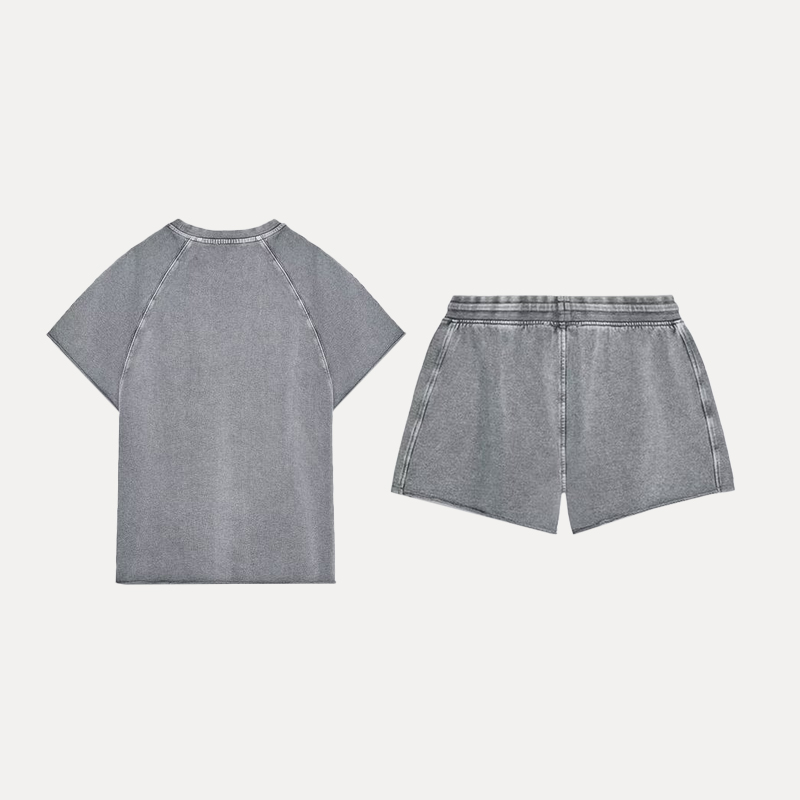2025 Spring New Women's Printe - Wash Effect Set recension och pris