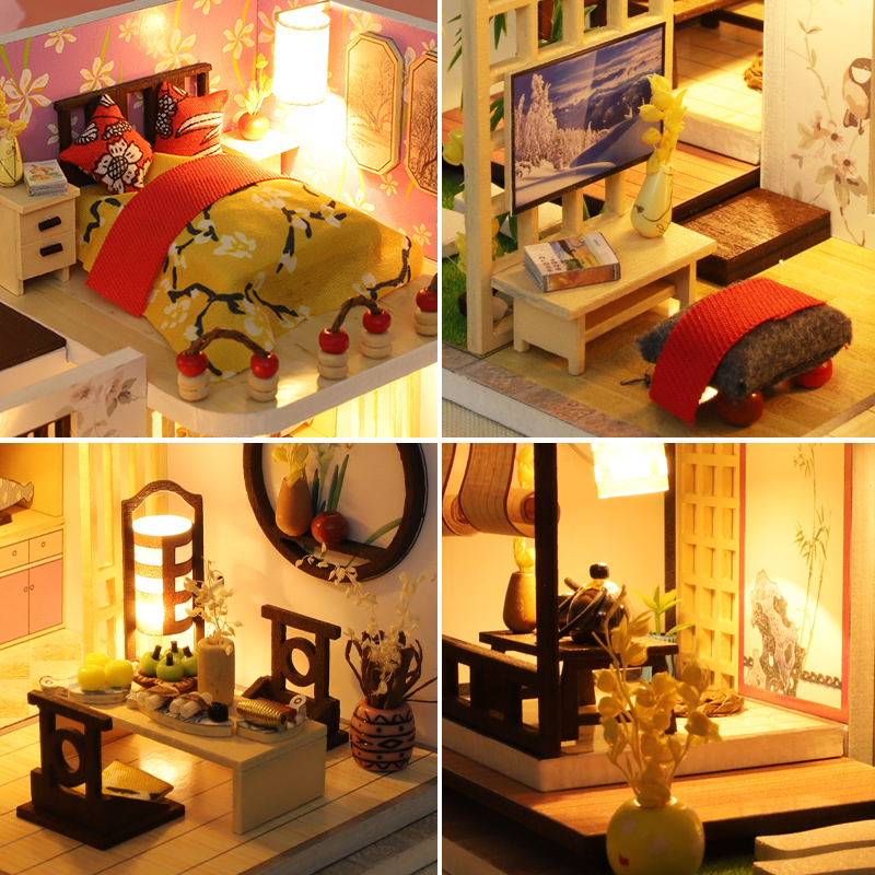 DIY Japanese Style Loft Villa  - Model Kit House recension och pris