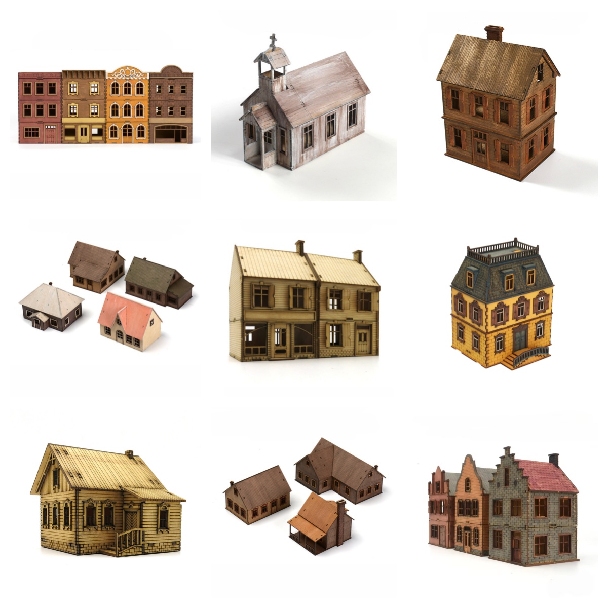 1/72 Wooden Assembly House Eur - Model Kit House recension och pris