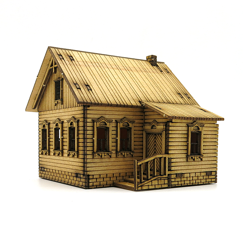 1/72 Wooden Assembly House Eur - Model Kit House recension och pris