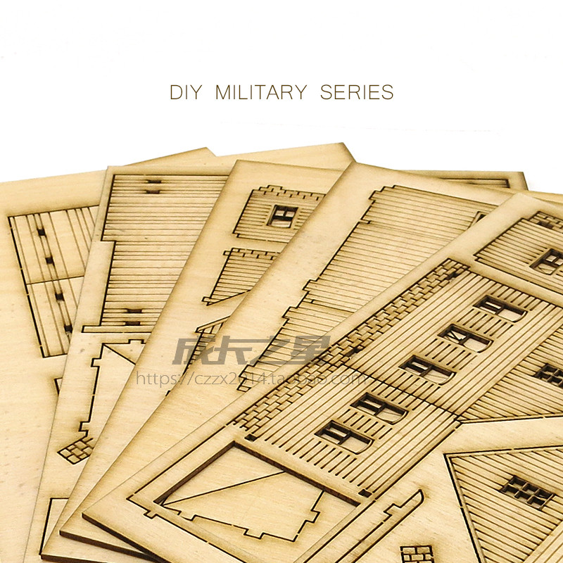 1/72 Wooden Assembly House Eur - Model Kit House recension och pris