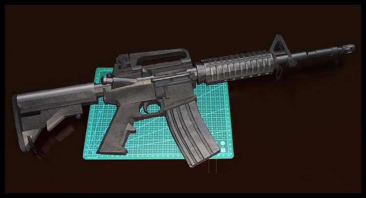 1:1 Lifesize M4A1 Colt Carbine - Model Kit Fantasy recension och pris