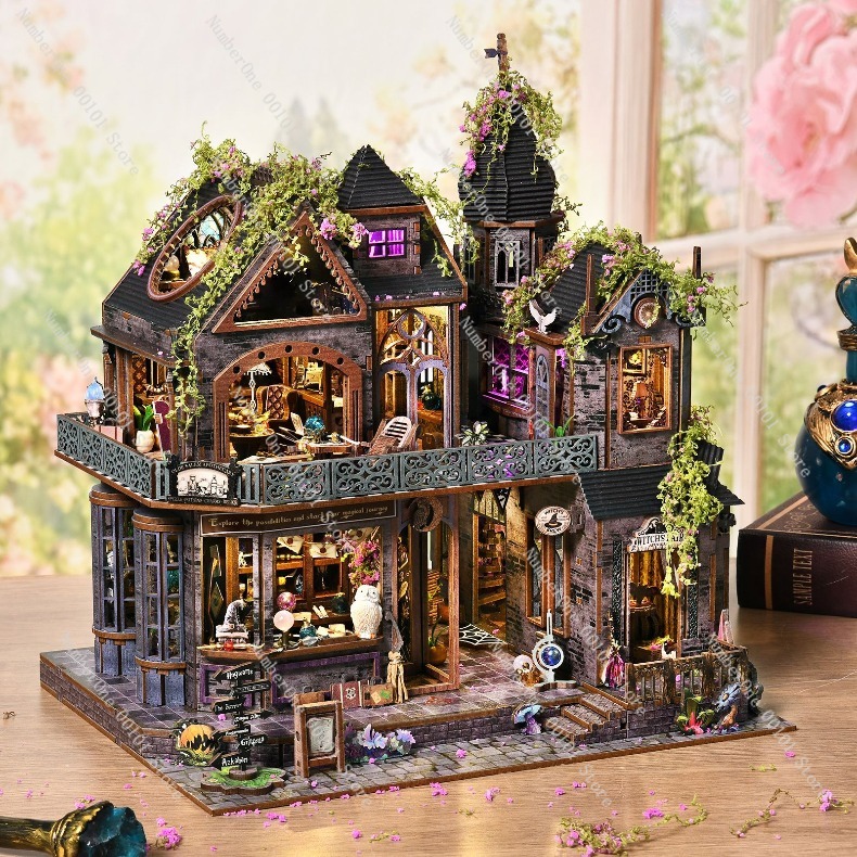 Wooden Miniature House Buildin - Model Kit House recension och pris