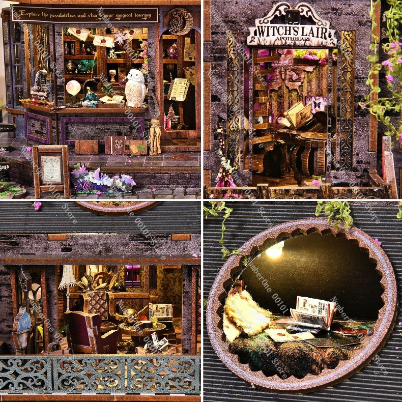 Wooden Miniature House Buildin - Model Kit House recension och pris