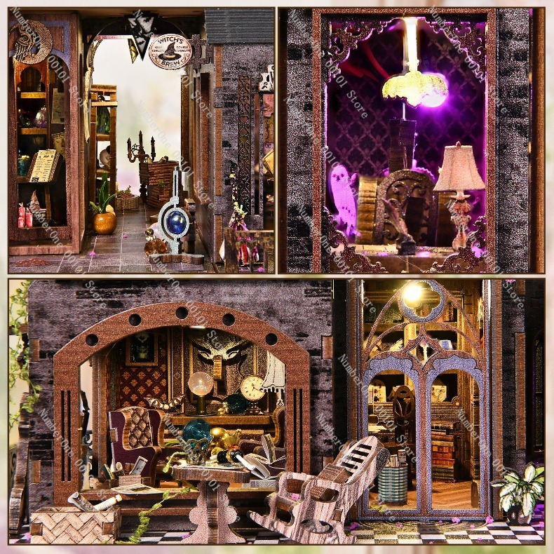 Wooden Miniature House Buildin - Model Kit House recension och pris