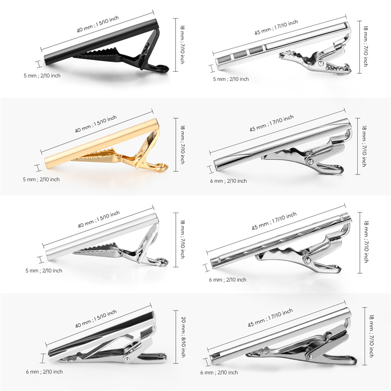 8 PCS Short Tie Clips Set With - Model Kit Iron Man recension och pris